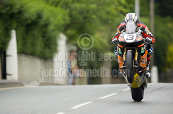 John McGuinness at the Isle of Man TT (Jon Stroud)